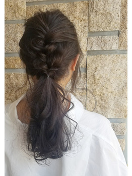 ゴム3つでヘアアレンジ_20190713_1